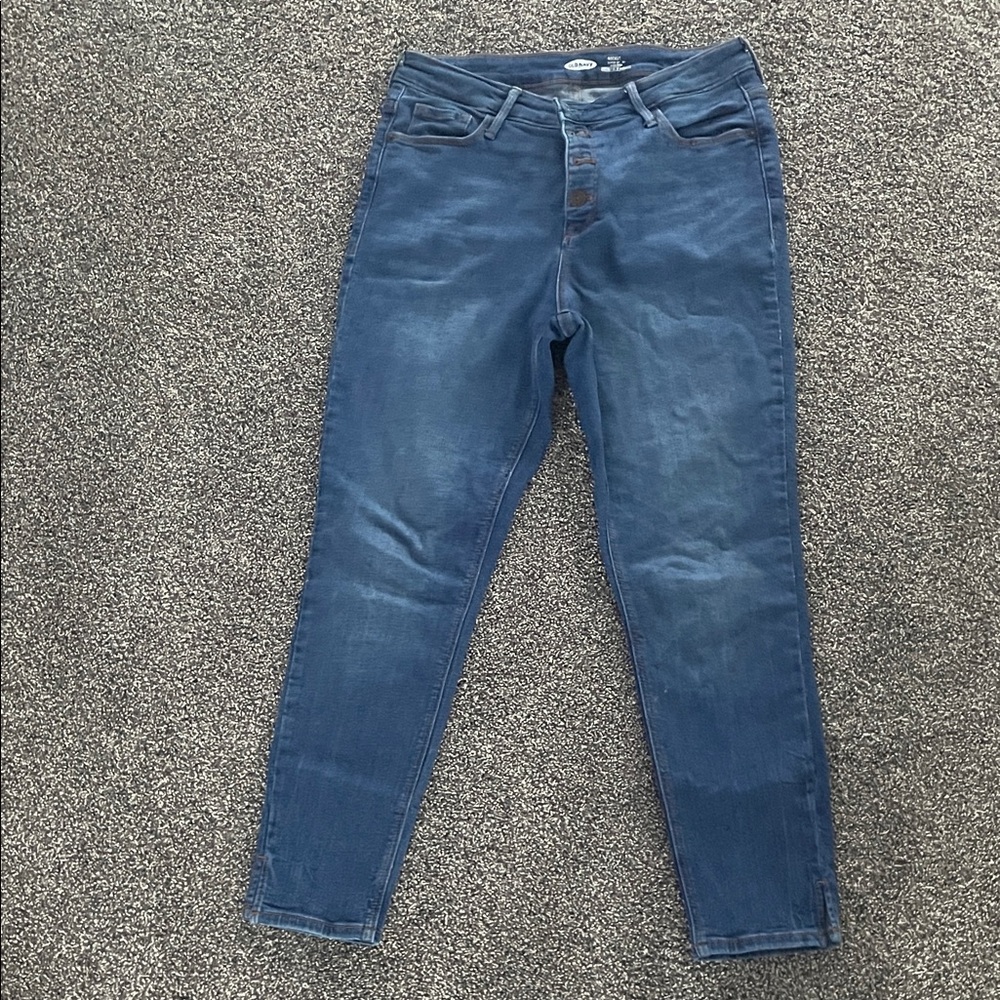 Old Navy Women's Dark Blue Skinny Jeans